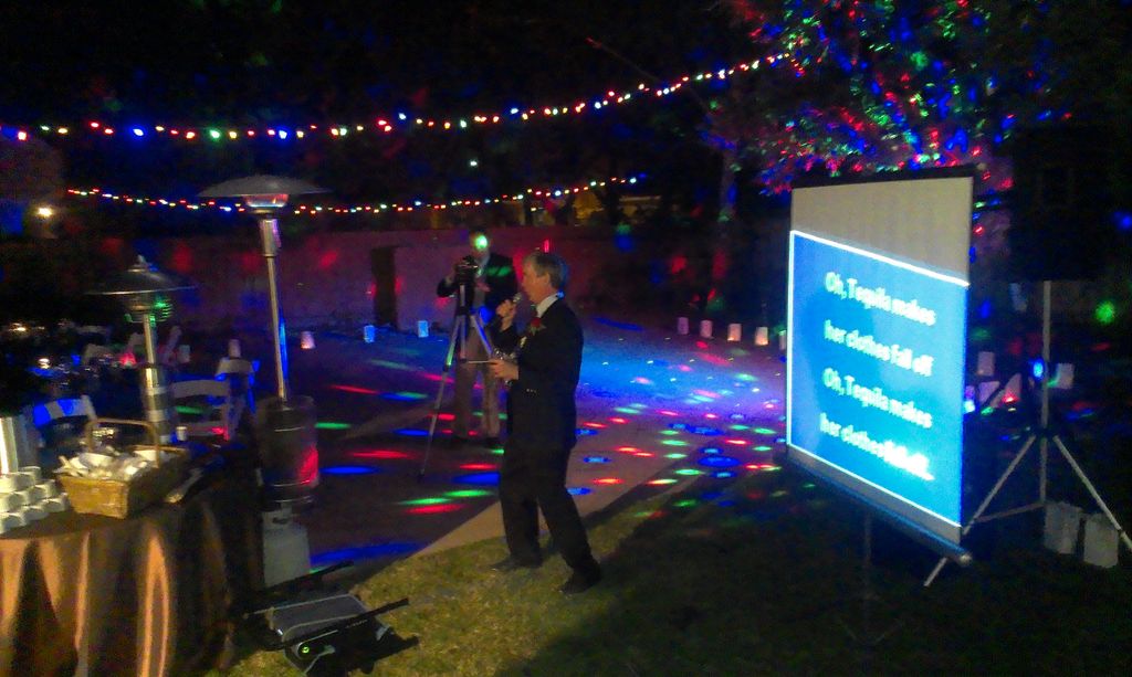 Backyard Karaoke Party!