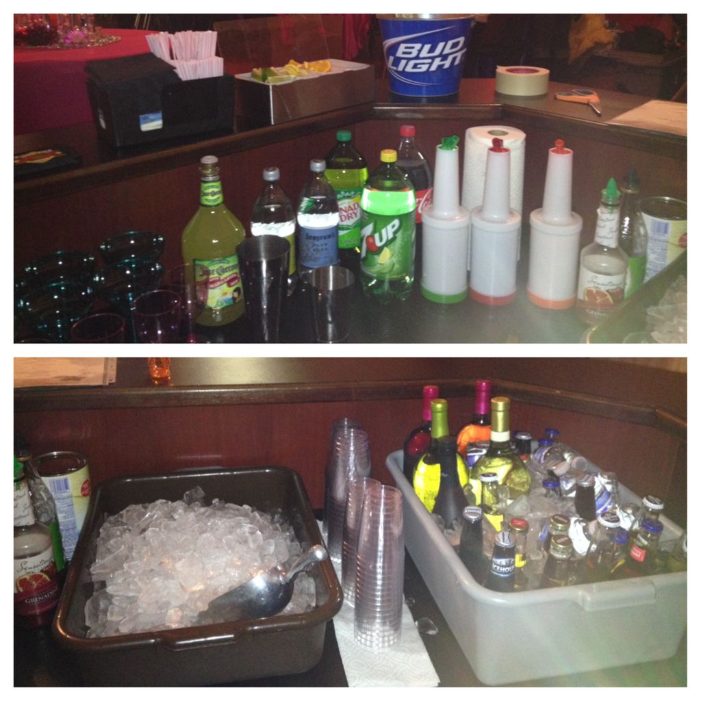 I have equipment including tubs for ice, napkin/st