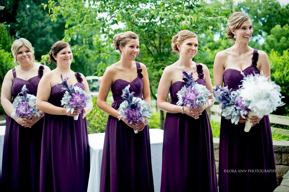 Bridal party hair