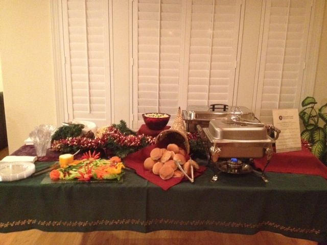 Holiday Home Wedding Buffet