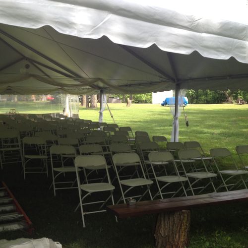Toledo Ohio tent, table, chair party rentals.