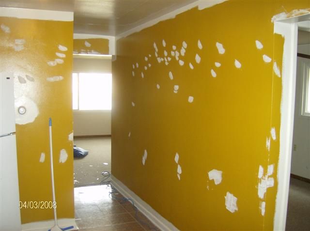 Many photos were hanging on these walls causing ma