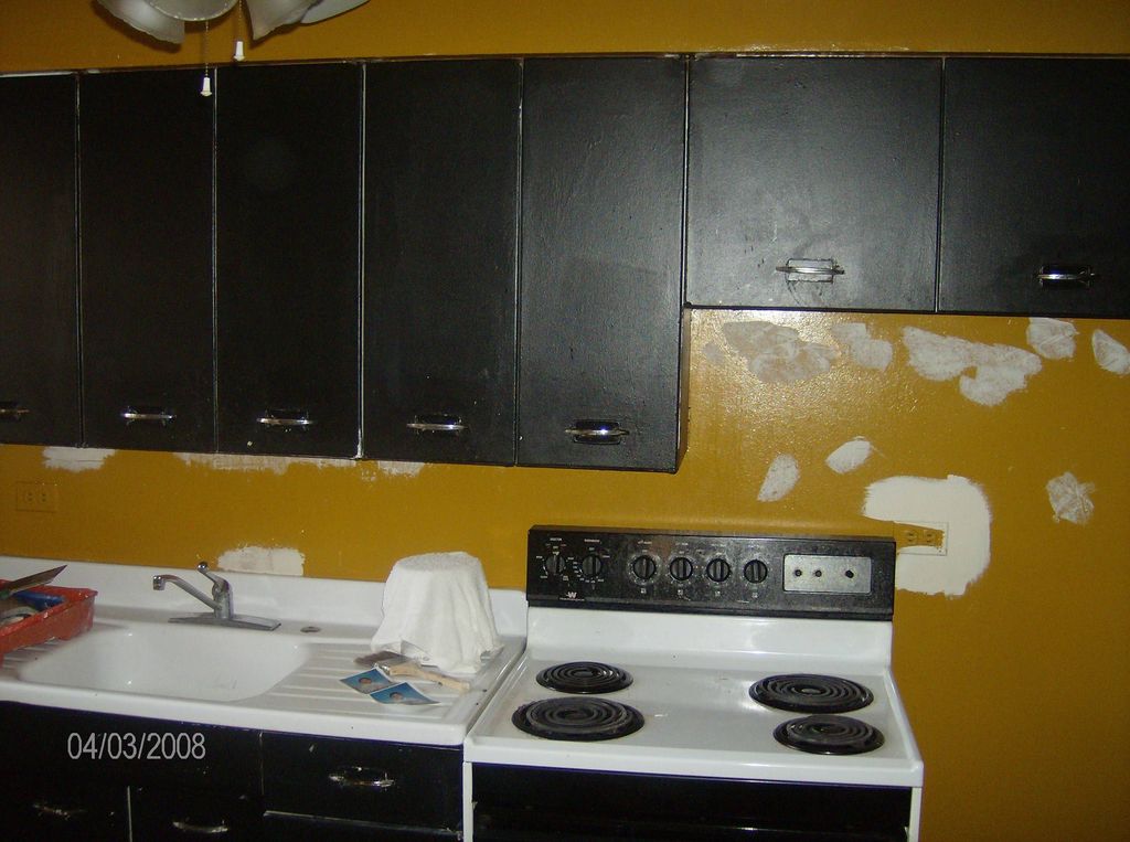 Cabinets were old & dirty and realty owner rather 