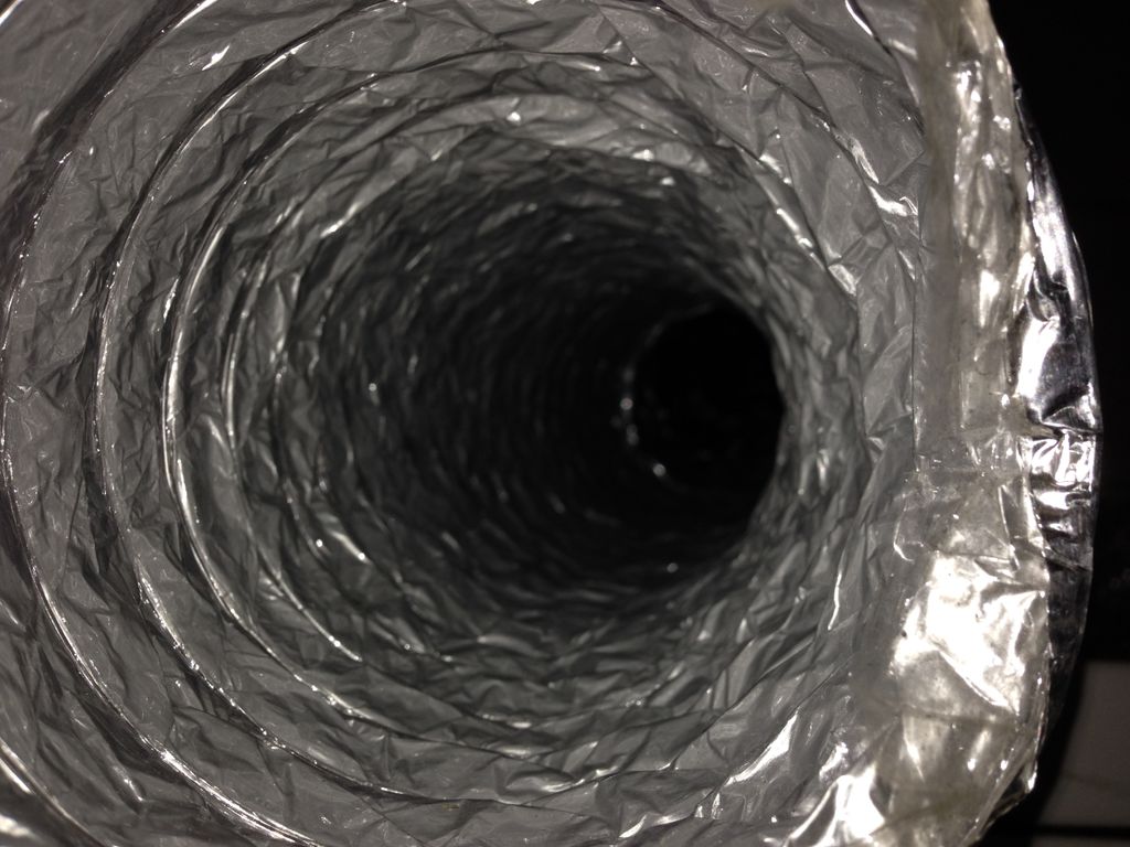 SAME DRYER VENT DUCT AFTER CLEANING