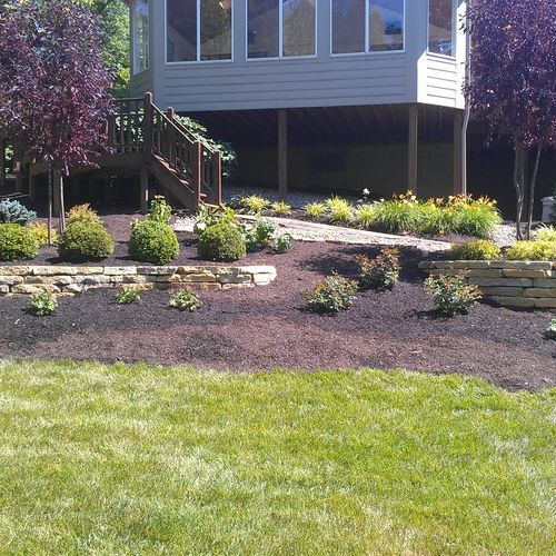 Stone Walls and Landscaping