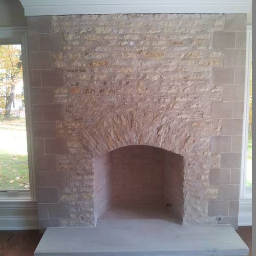 my design and built, natural stone with indiana cu