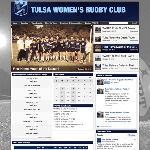 Website and social media campaigns for Tulsa Women