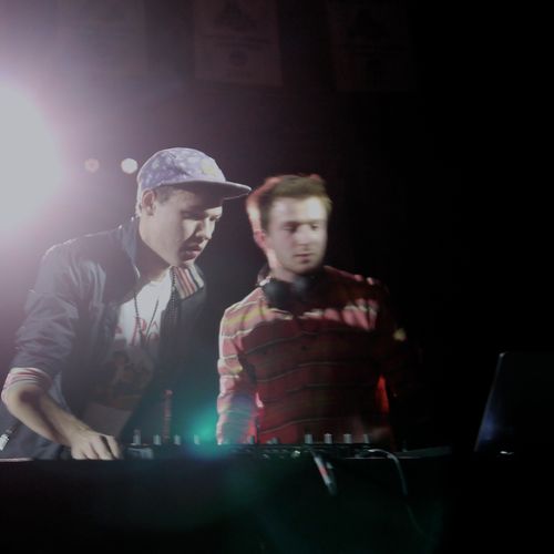 JR Nelson and DJ K Cap performing at AU's Bender A