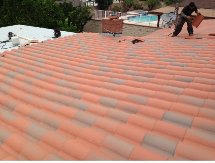 2 tone clay lightweight tile