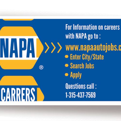 Business card; NAPA.