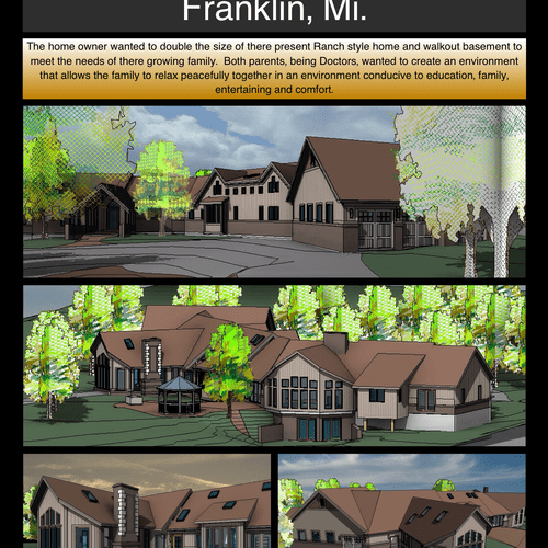 Ranch style house addition in Franklin