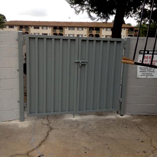 Trash Gates For building in West Covina Ca