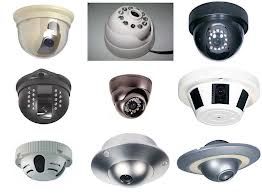 Many types of cameras to choose from 
we install t
