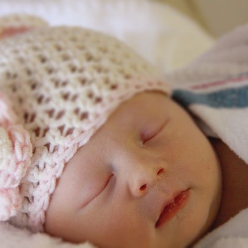 newborn in hospital portrait