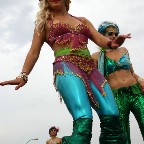 Mermaid Parade at Coney Island NY.