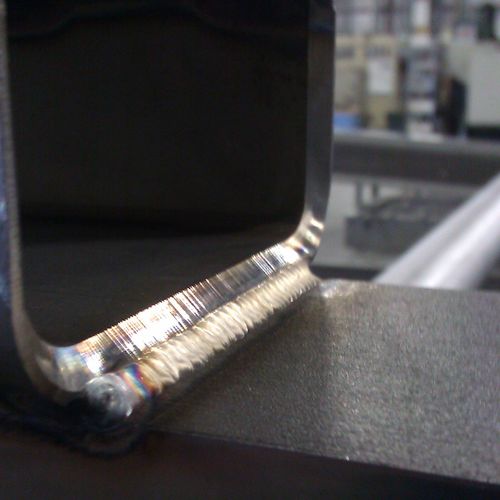 Carbon or mild steel tig weld on tube