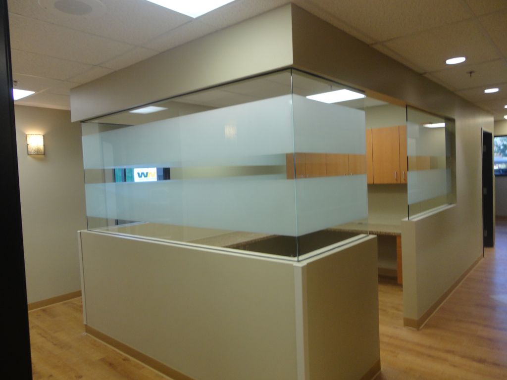 Sand Blast Design on Glass