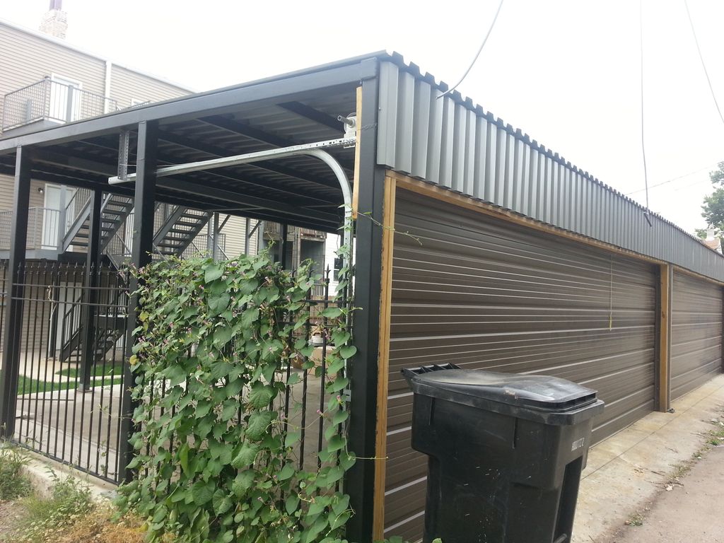 Commercial Ribbed panel Doors