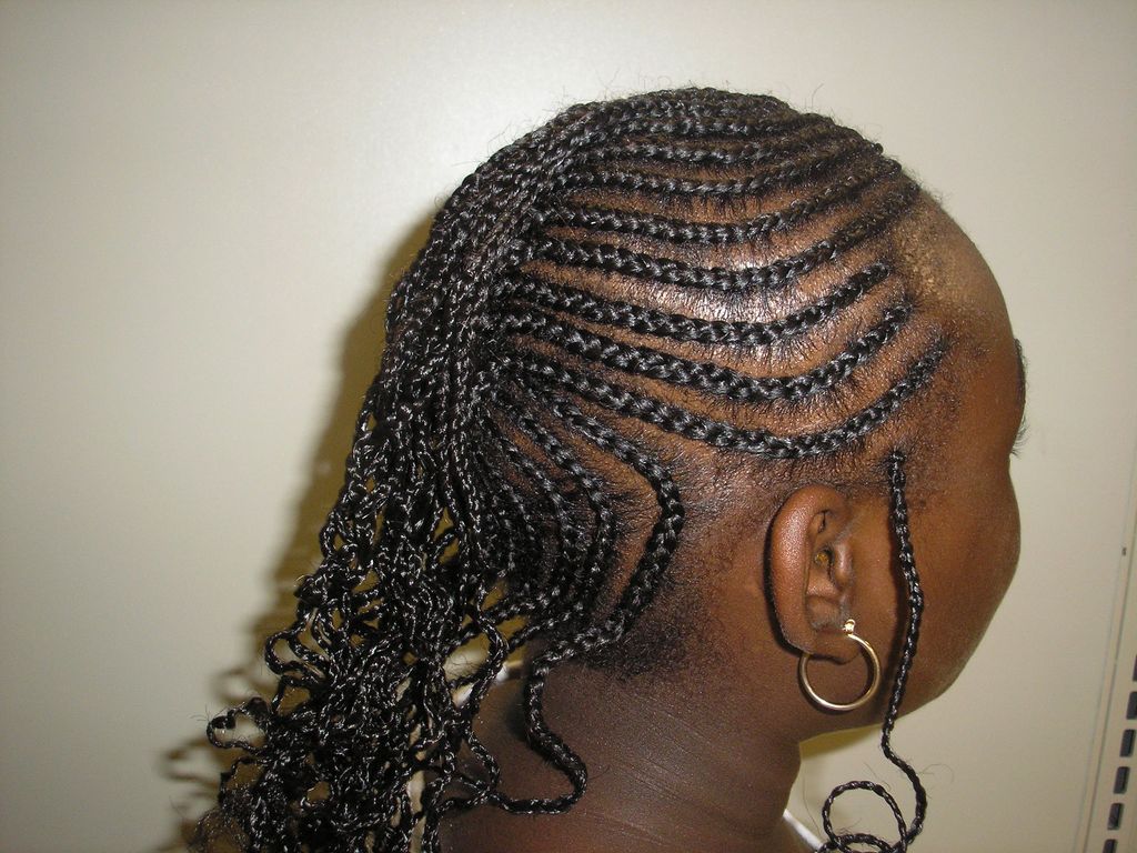 Girls- Cornrow Braids/ Extensions (Side)