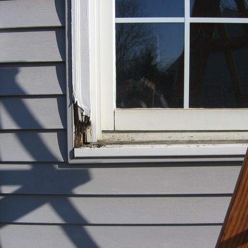 repairing window moldings