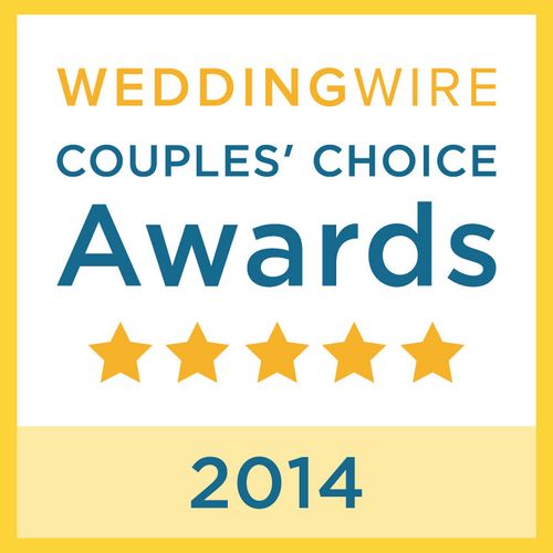 Winner of the 2014 Couple's Choice Award from wedd
