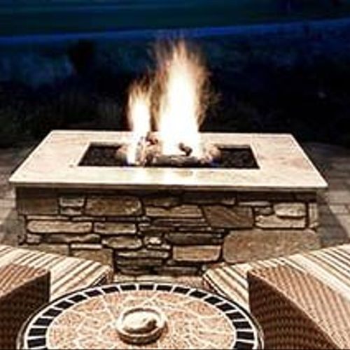 custom fire pits or fire places
