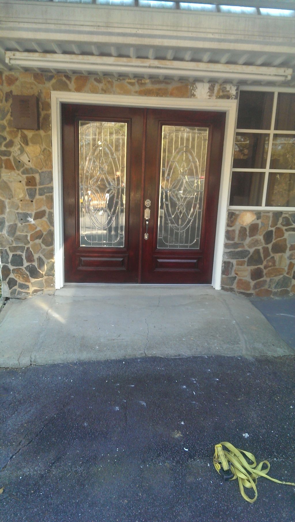 Completed project $1600 for double Mahogany door