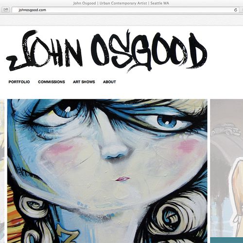 Website Design for Artist John Osgood