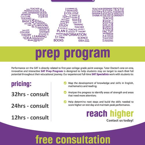 SAT, ACT, Test Prep, we have all the tools to teac