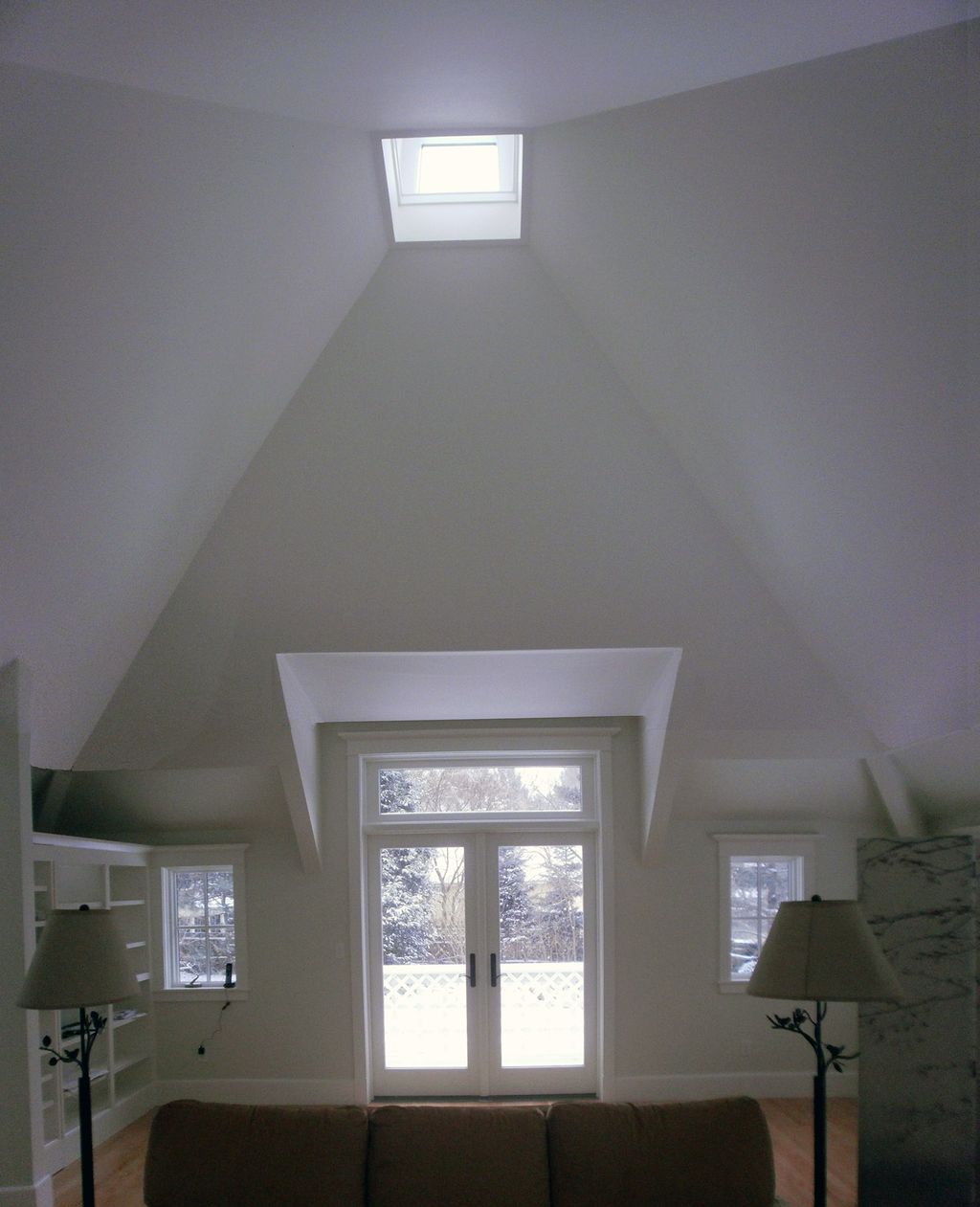 Interior of Studio of Garage with Studio above pro