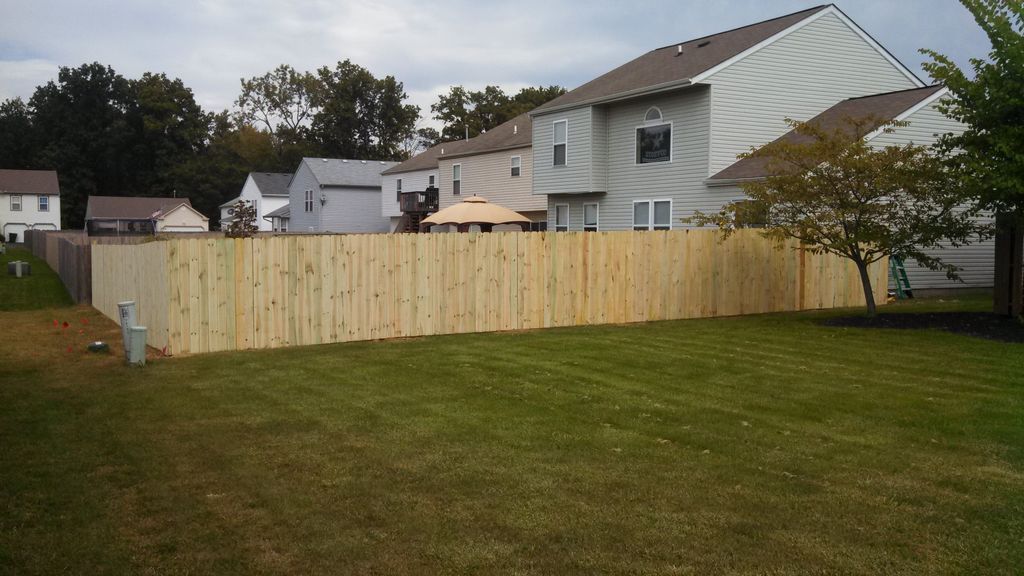 Privacy fence Installation