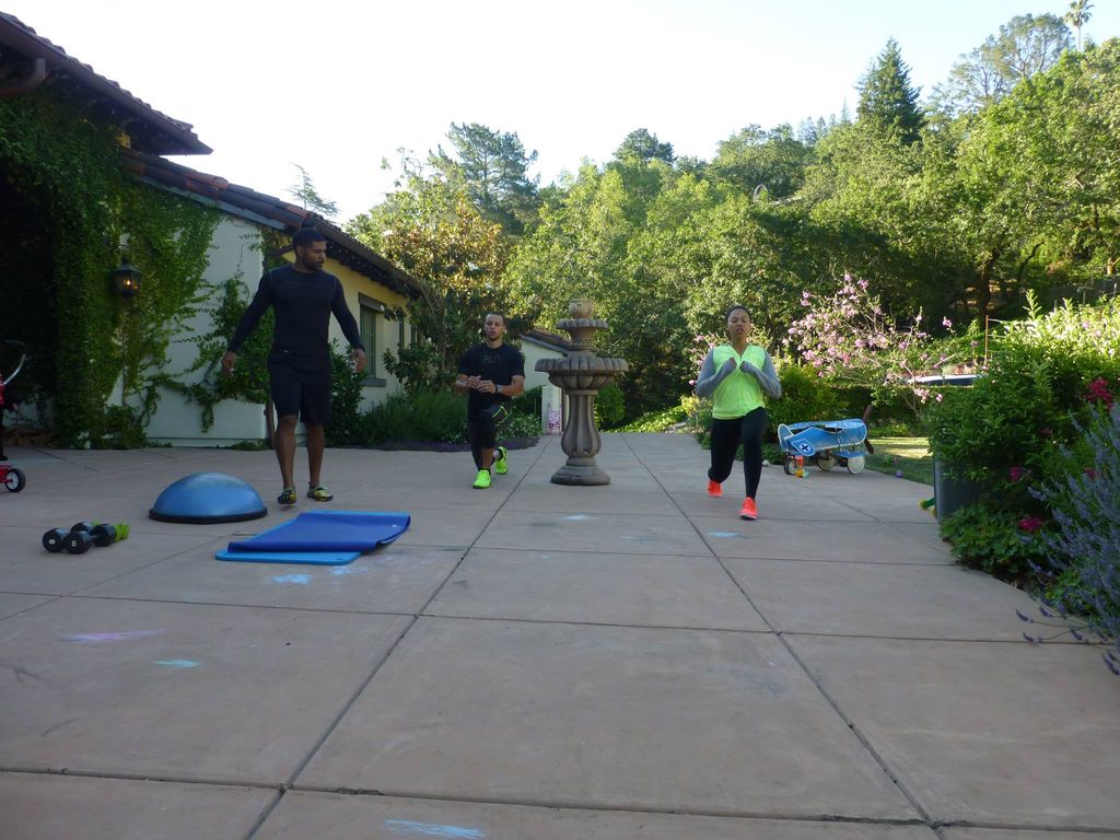 Clients Stephen Curry (2015 NBA MVP), and wife Aye