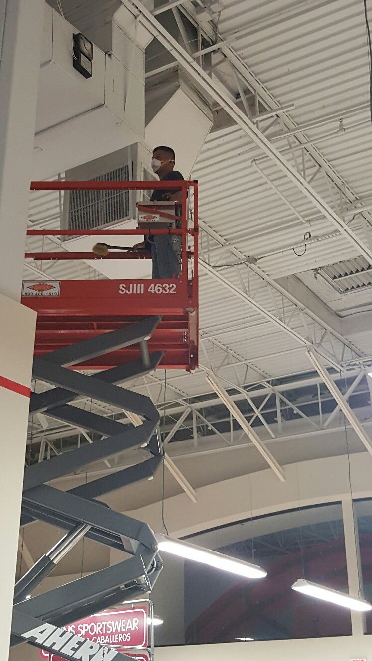 Commercial Cleaning, Air Ducts, High Dusting