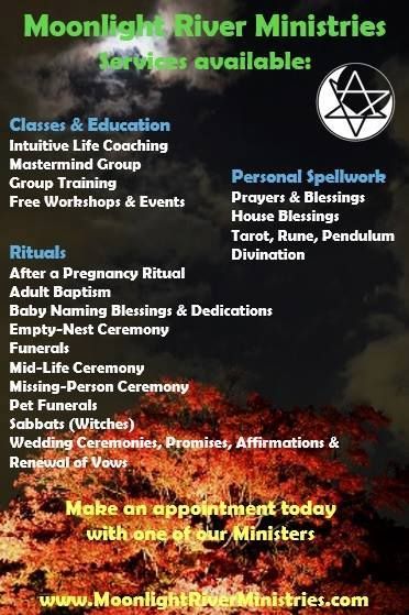 Our services at Moonlight River Ministries