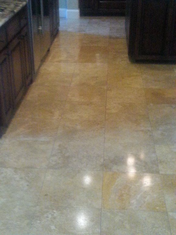 Marble floors