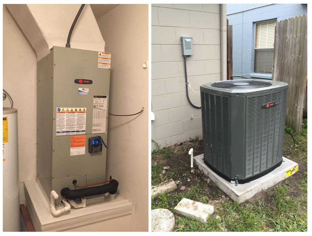 3 Ton 16.5 Seer Trane System Installation