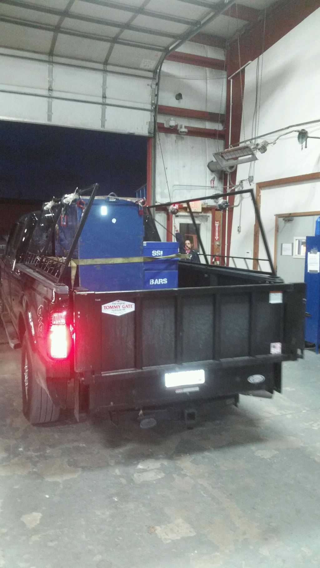 Custom truck bed rack
