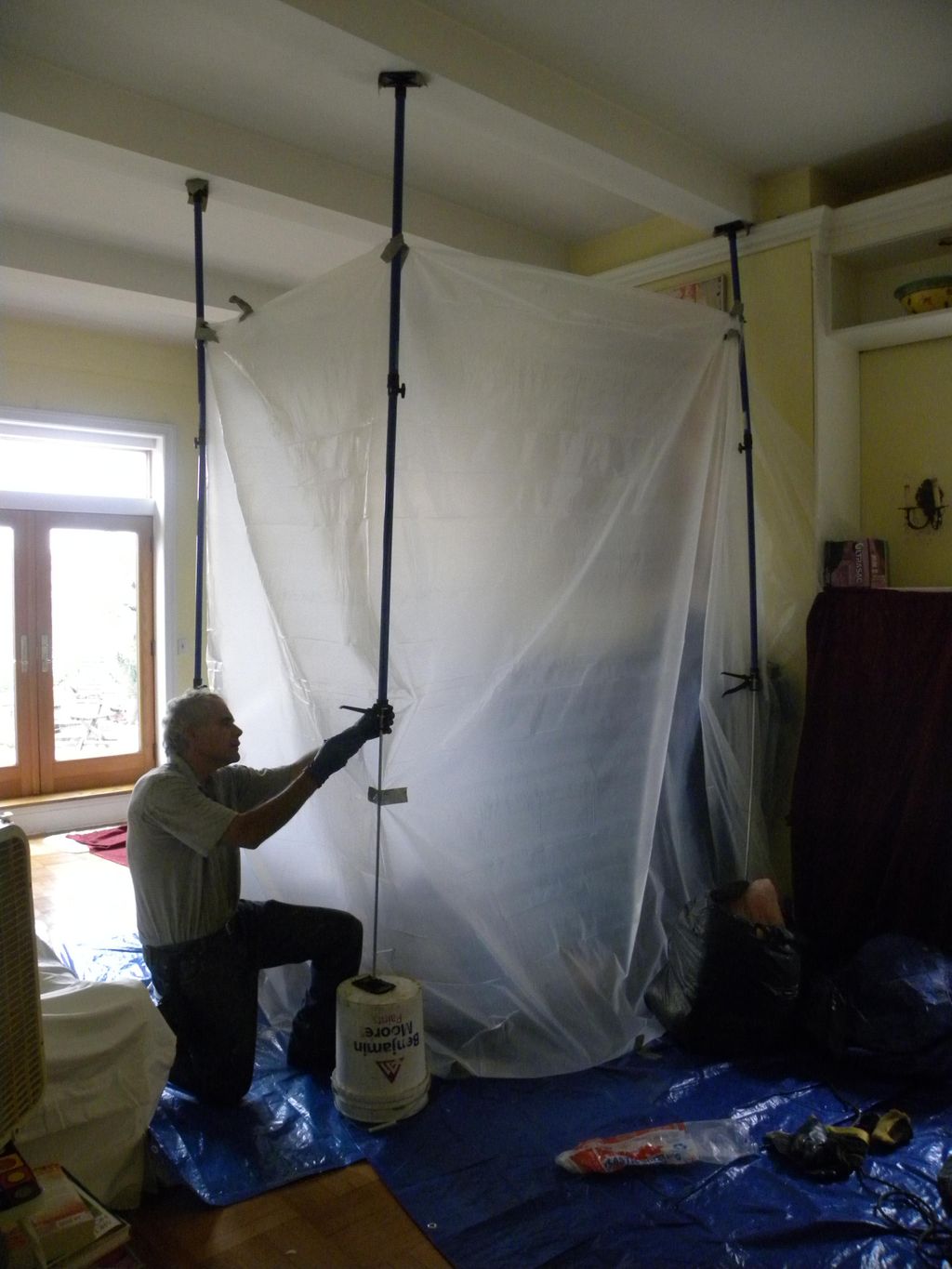INSIDE FIREPLACE REPAIR.  WE KEEP IT CLEAN.