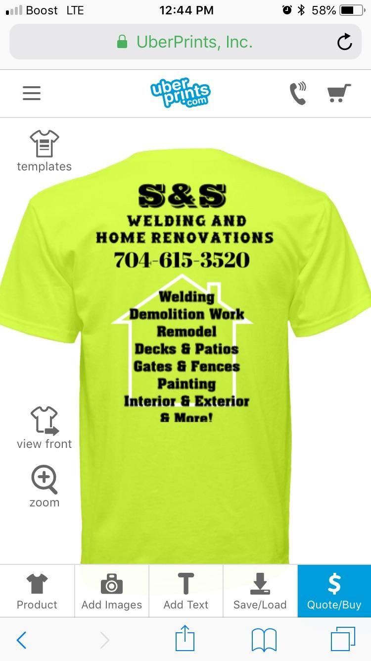 S&S   Welding and Home Renovations