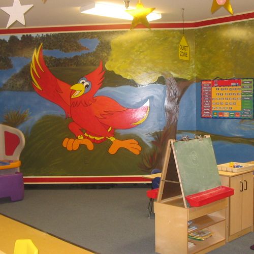 This is a mural I painted for a Daycare Center.