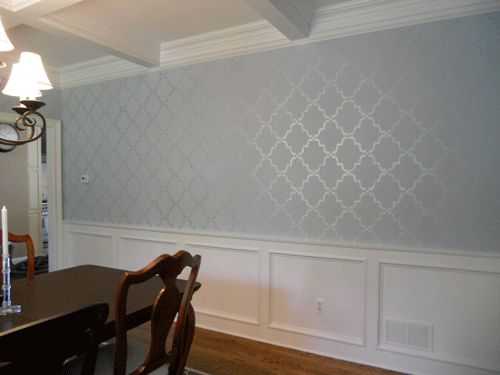 Royal Design Moorish stencil in metallics