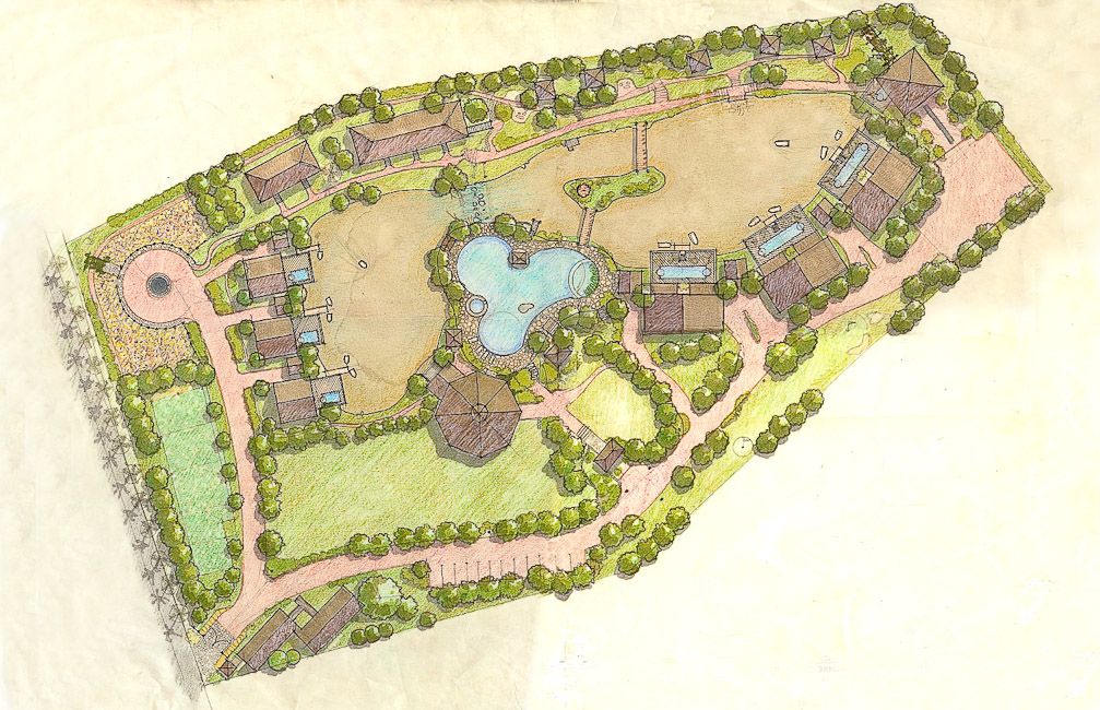 Landscaping plans and renderings