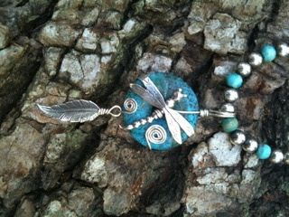 Dragonfly on Turquoise