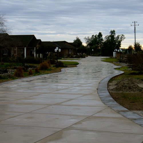 color hardner and stamped concrete