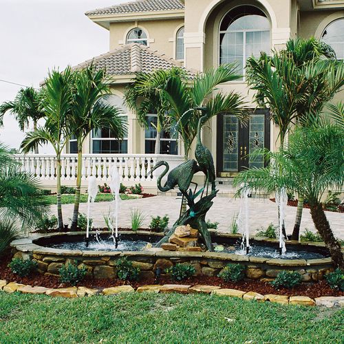 Pond, Cape Coral, FL Bill fountain