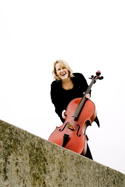 Marcie Brown with cello.