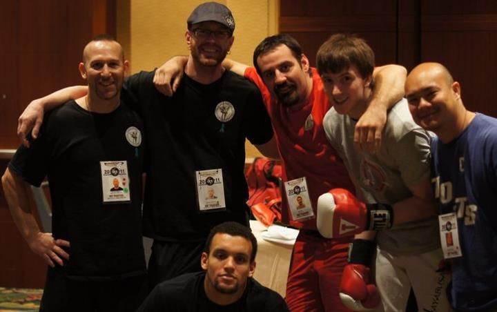 These are our friends from Global MMA here in Gain