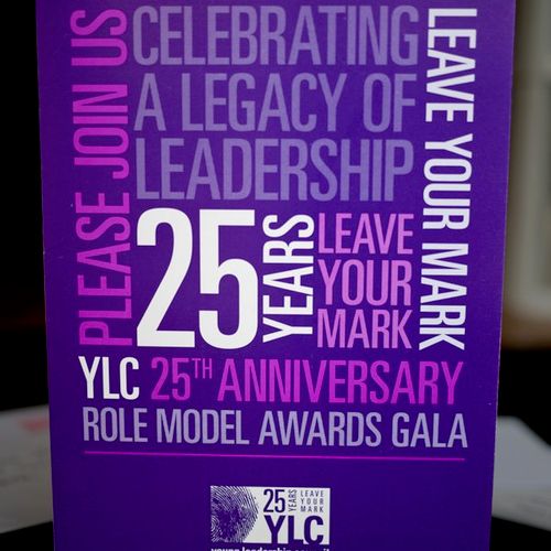 Anniversary logo, invitation, reply card and event