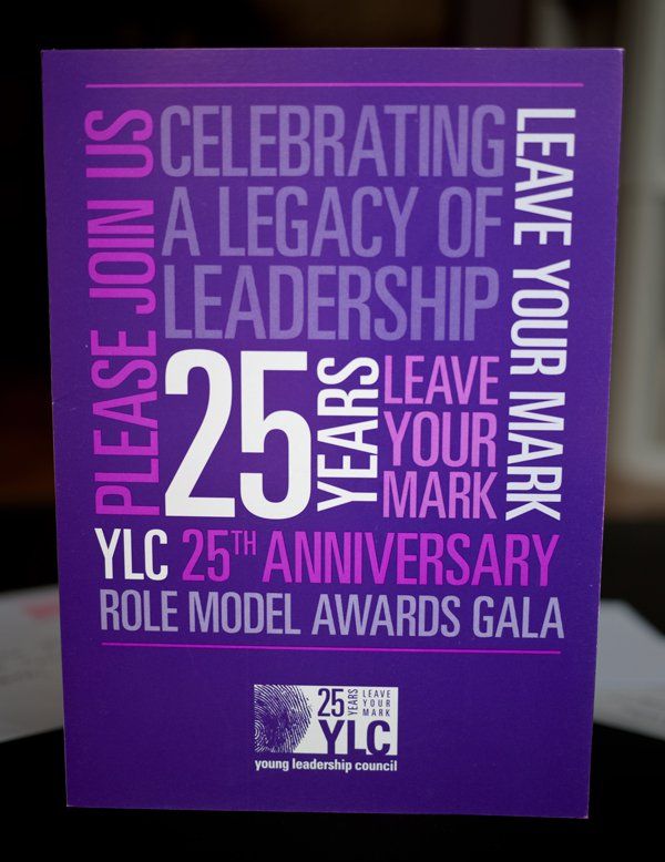Anniversary logo, invitation, reply card and event