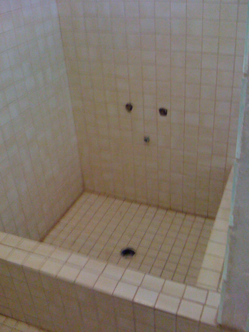 This customer wanted to replace his standup shower